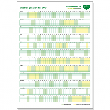 Buchungskalender 2024