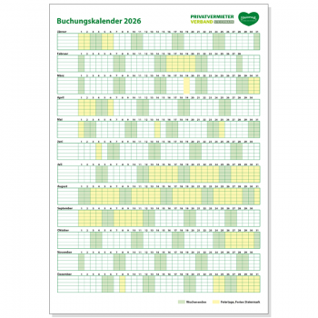 Buchungskalender 2026